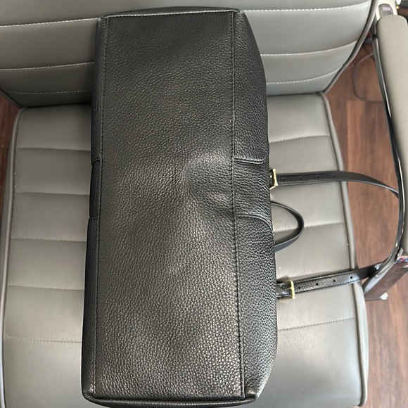 Tory Burch Black Leather Tote EUC - Picture 11 of 11